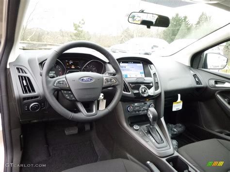 Charcoal Black Interior 2017 Ford Focus SEL Sedan Photo #117448989 ...