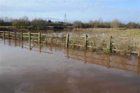 Floodwater from the River Teme © Philip Halling :: Geograph Britain and ...