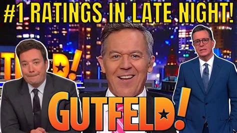 Fox News Host Greg Gutfeld Ratings DOMINATES Late Night! Passes Stephen ...