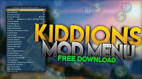 Kiddions Mod Menu – Telegraph