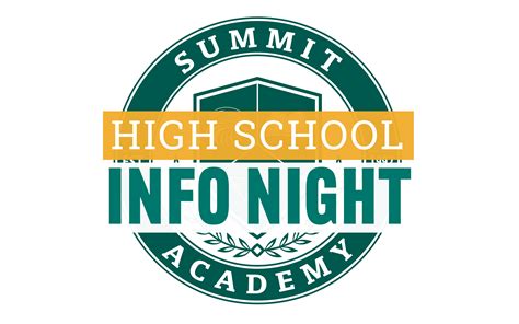 High School Info Night - Summit Academy