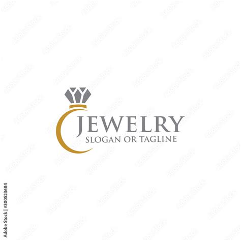 Abstract diamond for jewelry business logo design concept Stock Vector | Adobe Stock