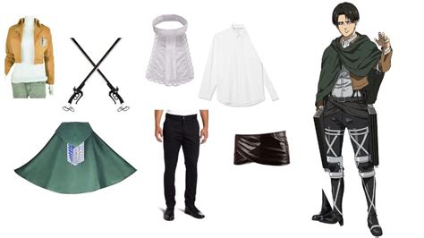 Levi Ackerman Cosplay Costume Attack On Titan Captain Levi The Survey ...