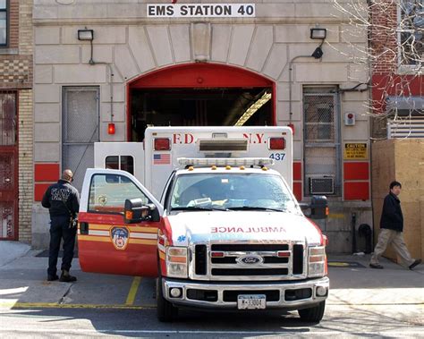 EMS40 FDNY EMS Battalion 40 Station House, Sunset Park, Brooklyn, New ...