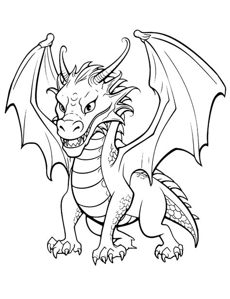 35 Dragon Coloring Pages: Printable Sheets