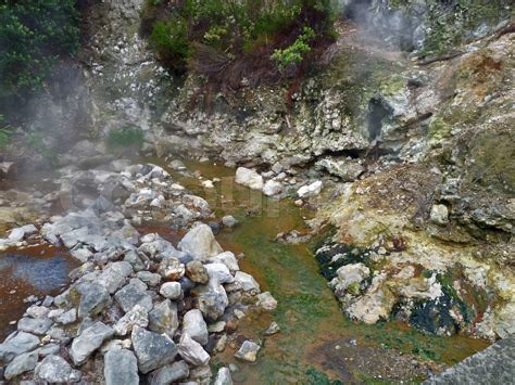 hot spring at the Azores | Stock image | Colourbox