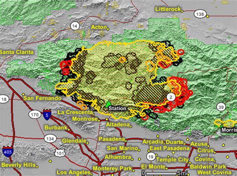 Los Angeles Fire Map Now - Map