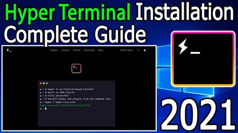 How to install Hyper Terminal On Windows 10 [ 2021 Update ] Complete ...