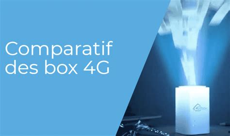 Comparatif box 4G : guide pour choisir