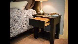 Bedside table with secret compartment - Woodworking Challenge | Secret compartment furniture ...