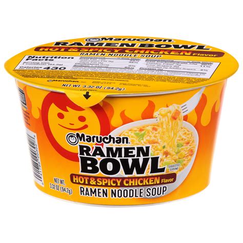 Save on Maruchan Bowl Hot & Spicy Chicken Flavor Ramen Noodles with ...