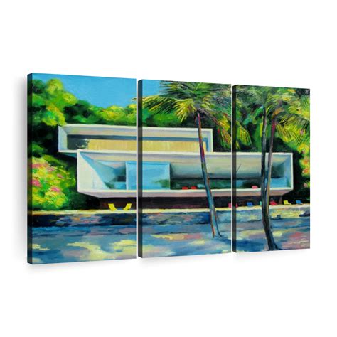 House On The Beach Wall Art | Painting | by Ieva Baklane