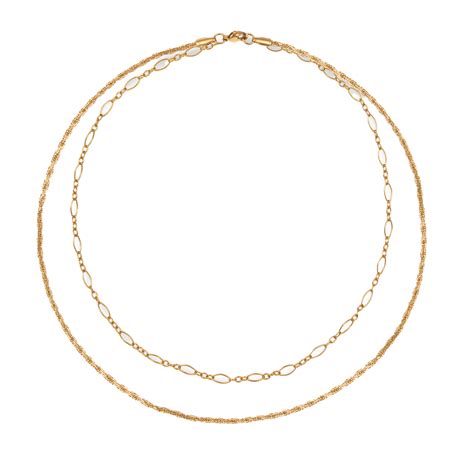 Delicate Layered Chain Necklace - Gold | Still Life Story