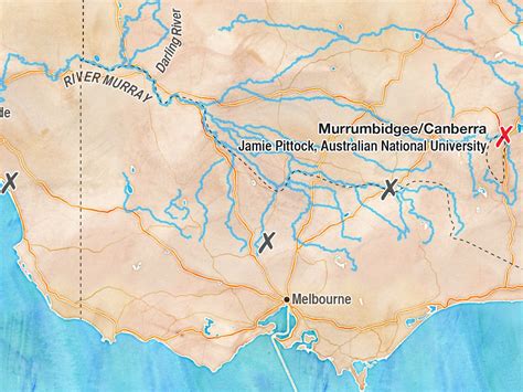 Murrumbidgee River Map