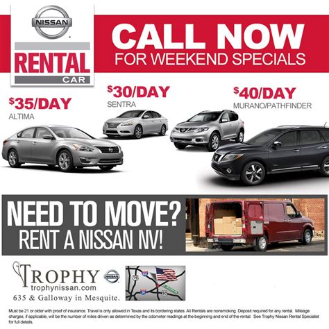 Nissan Rental Cars | Mesquite TX | Trophy Nissan Dealer