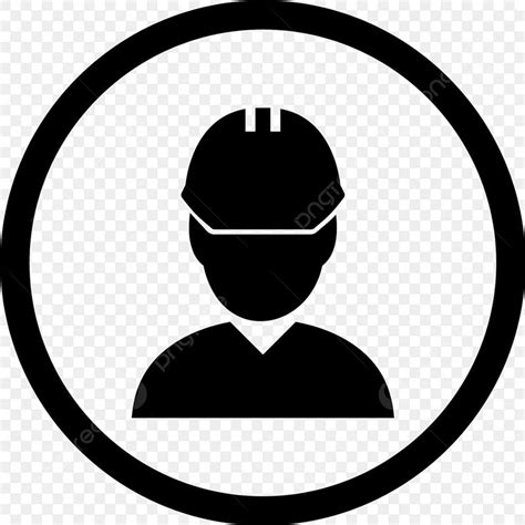 Engineering Silhouette PNG Transparent, Vector Engineer Icon, Engineer ...