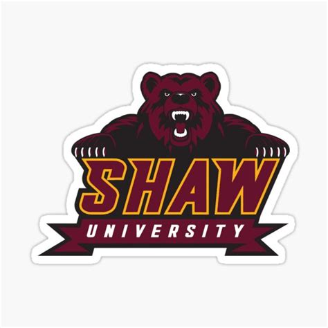 "Shaw university logo" Sticker for Sale by DilanDiaz | Redbubble