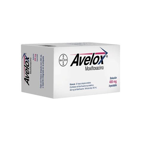 Avelox 400 mg 250 ml + " - Tienda Bayer"