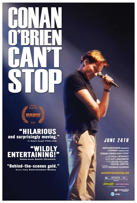 Conan O'Brien Can't Stop - Dir. Rodman Flender | Conan o brien, Conan, Movies worth watching