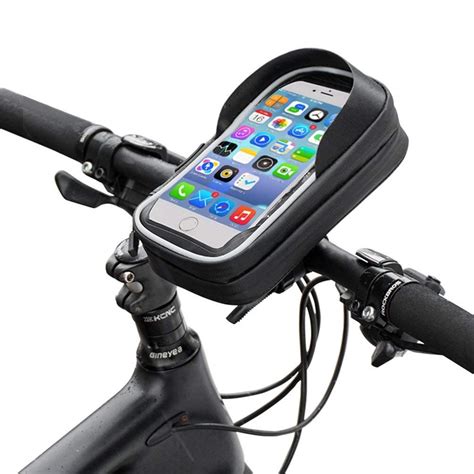 RockBros Bike Phone Case Waterproof Bicycle Phone Mount Bag Touch ...