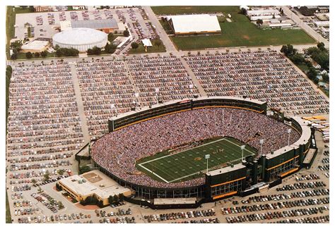 Green Bay Packers Old Lambeau Field Classic Aerial - Lambeau Field 1989 (#2111987) - HD ...