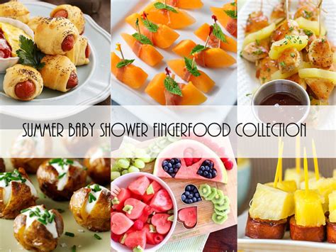 Summer Baby Shower Finger Food Collection – Baby Shower Ideas 4U