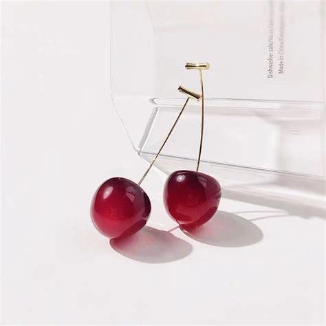 Cute Cherry Earrings – ivybycrafts