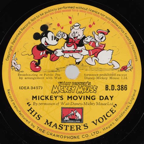 Hake's - "MICKEY MOUSE AND SILLY SYMPHONIES" EXCEPTIONAL ENGLISH RECORD ...