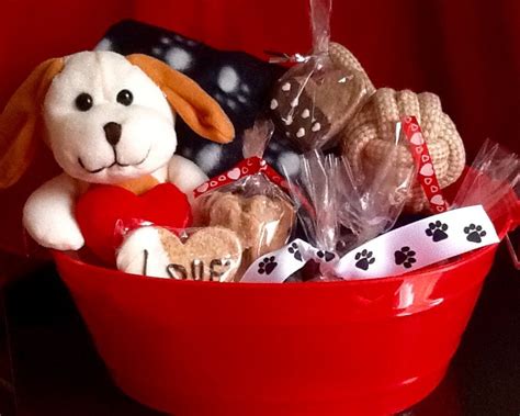 Dog Treats Dog Gift Basket