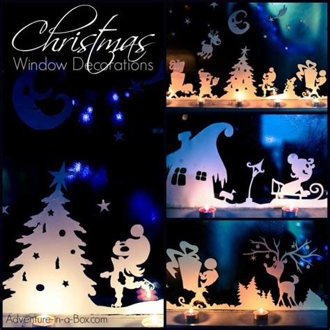 Christmas Window Silhouettes