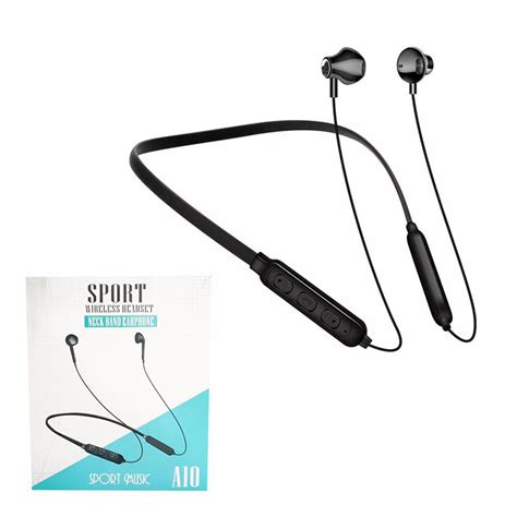 SPORT A10 WIRELESS Headset Neck Band (Bluetooth) earphone – Star ...