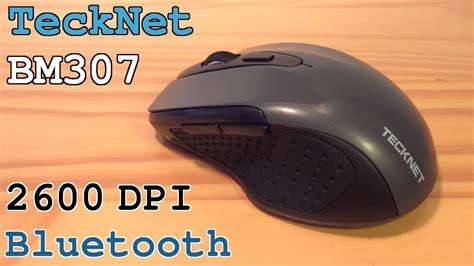 TeckNet BM307 Bluetooth Mouse 2600 DPI • Unboxing Overview Pairing - YouTube