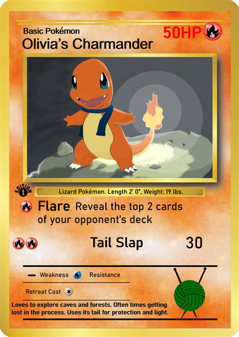 Pokemon Charmander Card by CaptainTyco on DeviantArt