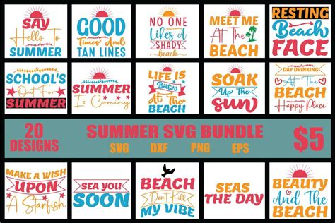 Summer SVG Bundle Bundle · Creative Fabrica