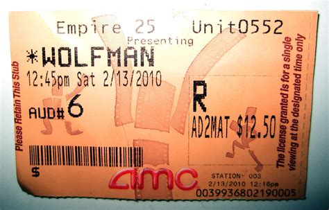 AMC TICKET PRICES