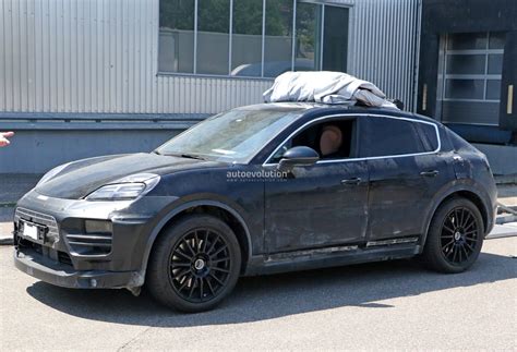 2023 Porsche Macan EV Spied With Taycan-Inspired Headlights - autoevolution