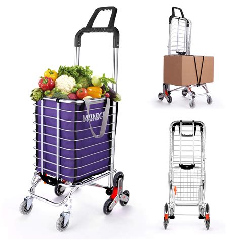 Buy Aluminum Shopping Carts Heavy Duty Foldable Shopping Carts for ...