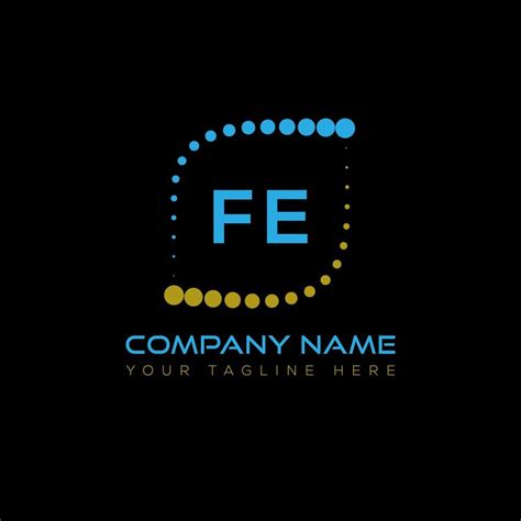 FE letter logo creative design. FE unique design. 20367580 Vector Art ...