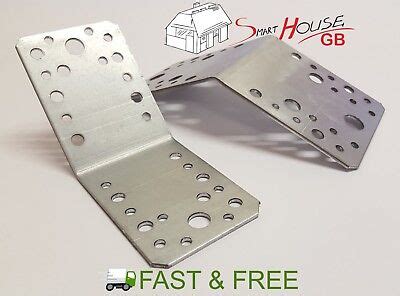 Galvanised Bracket 135 Degree Angle Corner Brace Joist Timber Mending ...