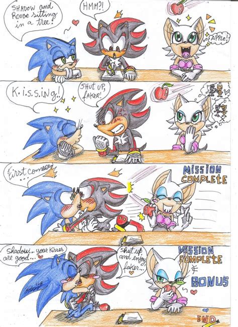 the_apple_of_love_or_not by Romy-the-Hedgehog-18 | Sonic, Sonic funny ...