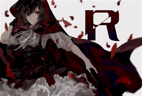 Wallpaper ID: 128572 / RWBY, anime girls, digital art, fan art, Ruby Rose (character), cape ...