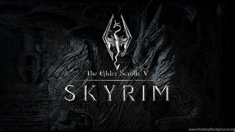 Skyrim Logo Wallpapers - Top Free Skyrim Logo Backgrounds - WallpaperAccess