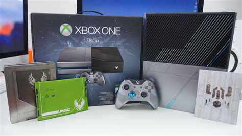 HALO 5 Xbox One Console UNBOXING - YouTube