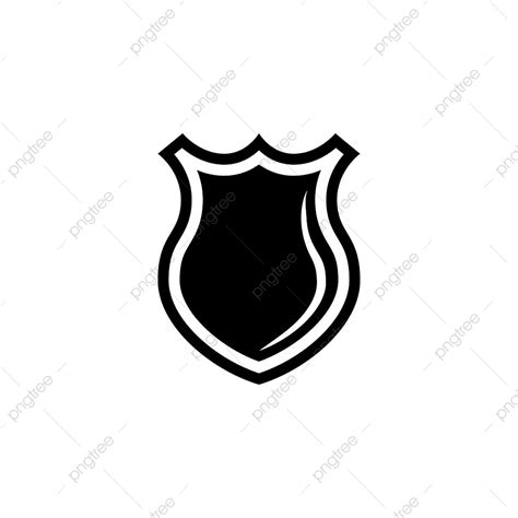 Police Officer Badge Silhouette Vector PNG, Police Officer Badge Vector ...