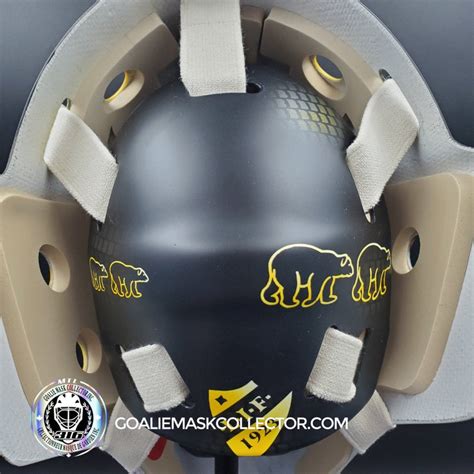 Linus Ullmark Goalie Mask Unsigned 2022-2023 Boston CENTENNIAL Orr Ber ...