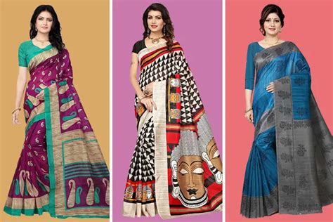 25 Beautiful Collection of Bhagalpuri Silk Sarees at Best Prices