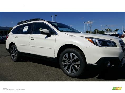 2017 Crystal White Pearl Subaru Outback 2.5i Limited #115720515 | GTCarLot.com - Car Color Galleries