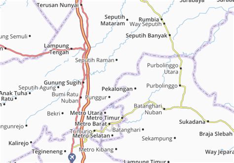 MICHELIN Kota Gajah map - ViaMichelin