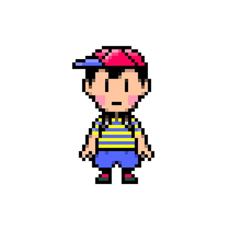 Ness Battle Sprite (OC) : earthbound