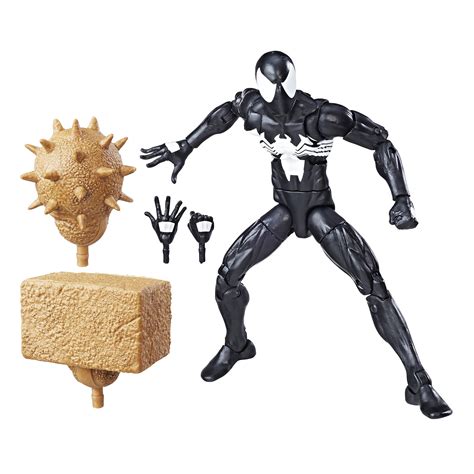 Spider-Man Retro Marvel Legends Symbiote Spider-Man 6-Inch Action ...